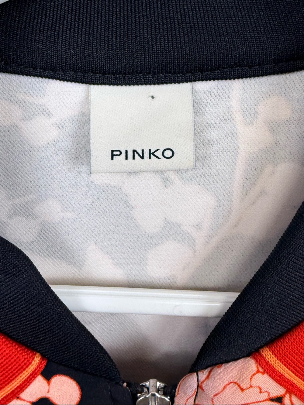 Pinko floral statement bomber jacket size 4 - Picture 3 of 12